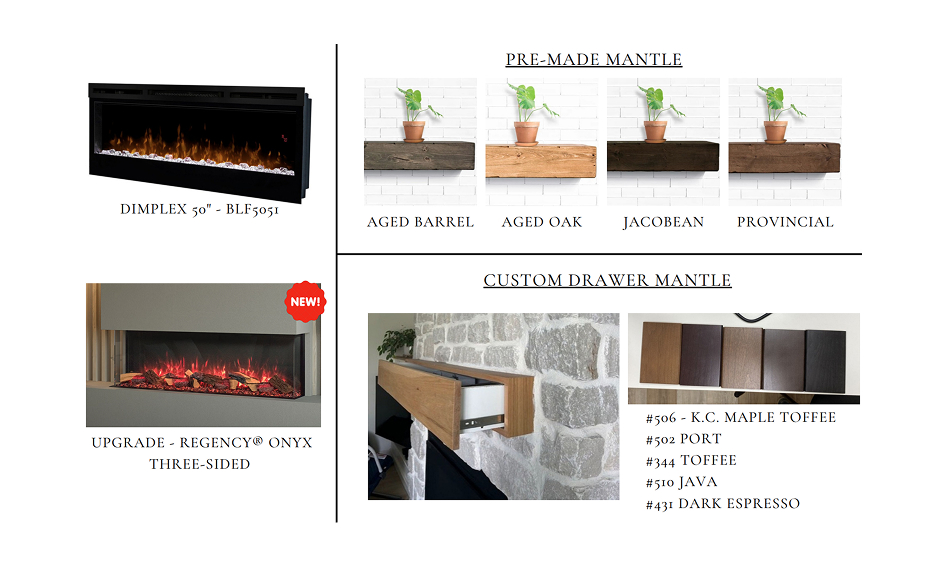 Fireplace & Mantle