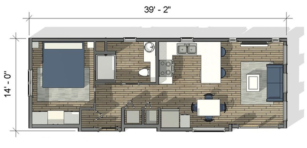 Legend floor plan